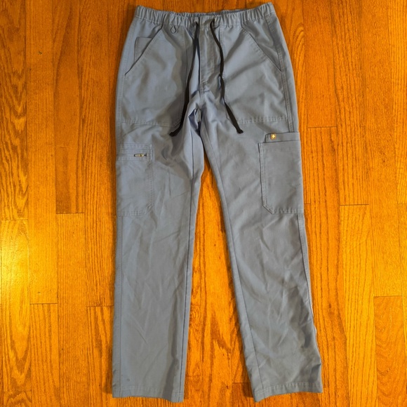 Figs Grey Pants Elastic Waistband Women’s Size S - Picture 1 of 7